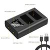 EN-EL25 EN EL25 LED Dual USB Battery Charger for Nikon Z50 MH-32 EN-EL25 Rechargeable Li-ion Battery