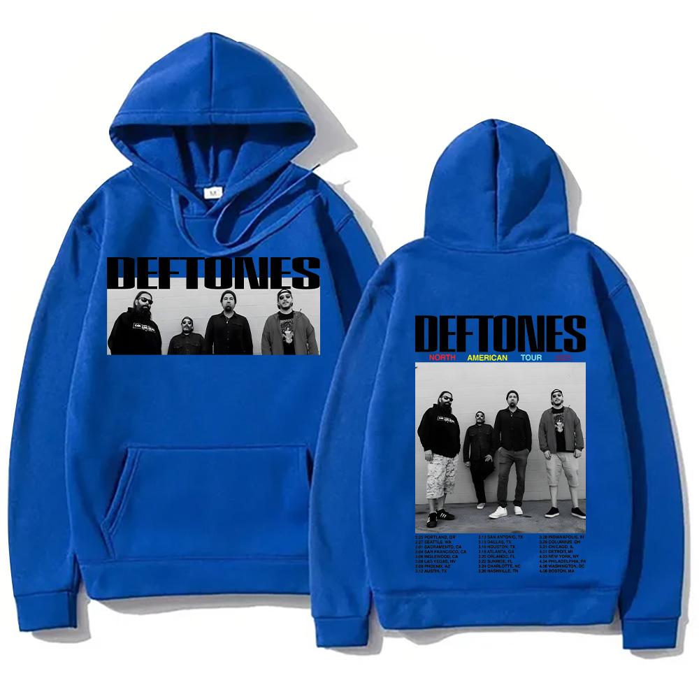 Deftones Tour 2026Hoodies Deftones New Creative Aesthetic Sweatshirts Retro Loose-fit Clothing Fall Unisex Streetwear Pullover Valentines Graphic Tops