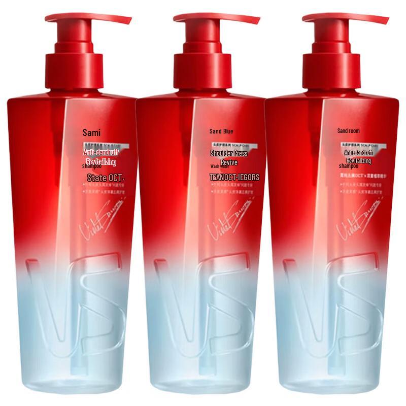 Vidal Sassoon Anti-Dandruff Revitalizing Shampoo 3x500g Pack