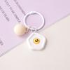 Keychain Set Candy Keyrings Chain Gitfs girls Colorful Decorative Pendant Resin Key Holder Heart Ring DIY Jewelry Accessories