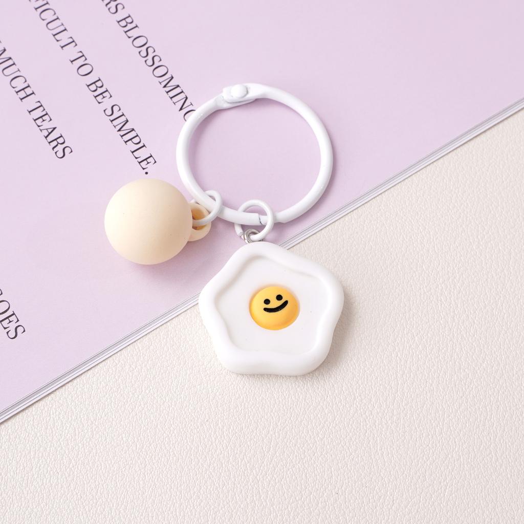 Keychain Set Candy Keyrings Chain Gitfs girls Colorful Decorative Pendant Resin Key Holder Heart Ring DIY Jewelry Accessories