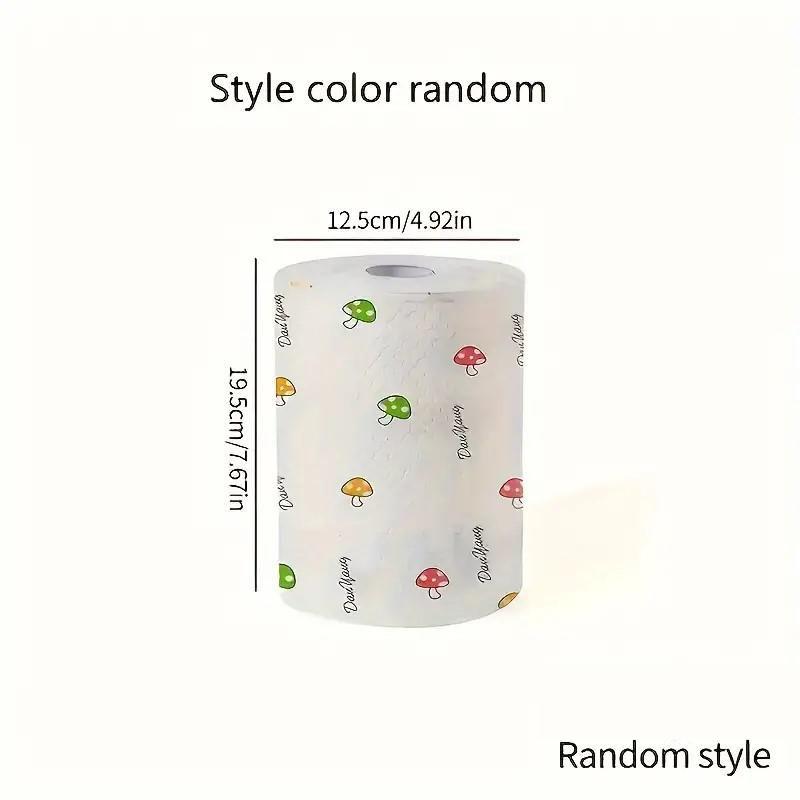 1 role 165 kusů Líná utěrka Jednorázová kuchyňská papírová utěrka Omyvatelná Suchá a mokrá Dvojí použití Ručník Utěrka na nádobí Nelepivá Olejová utěrka