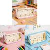 Pvc Transparent Triangle Pencil Case With Large Capacity For Students And Exam Use