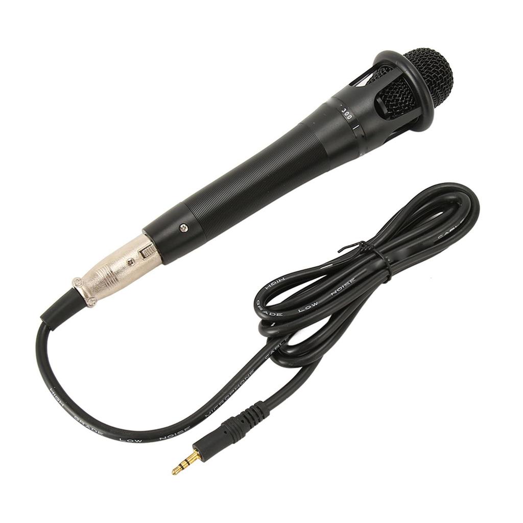 Acogedor Wired Microphone 3.5mm 3-Pin XLR Handheld Condenser Vocal Dynamic Cardioid