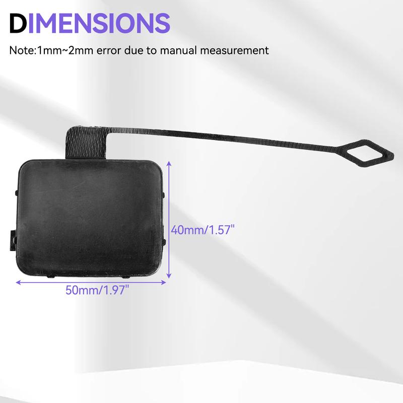 Car Front Bumper Tow Hook Eye Cover Cap Unprimed For BMW 3 Series E90 2005 - 2008 325i 328i 330i M3 Accessories OE# 51117167575