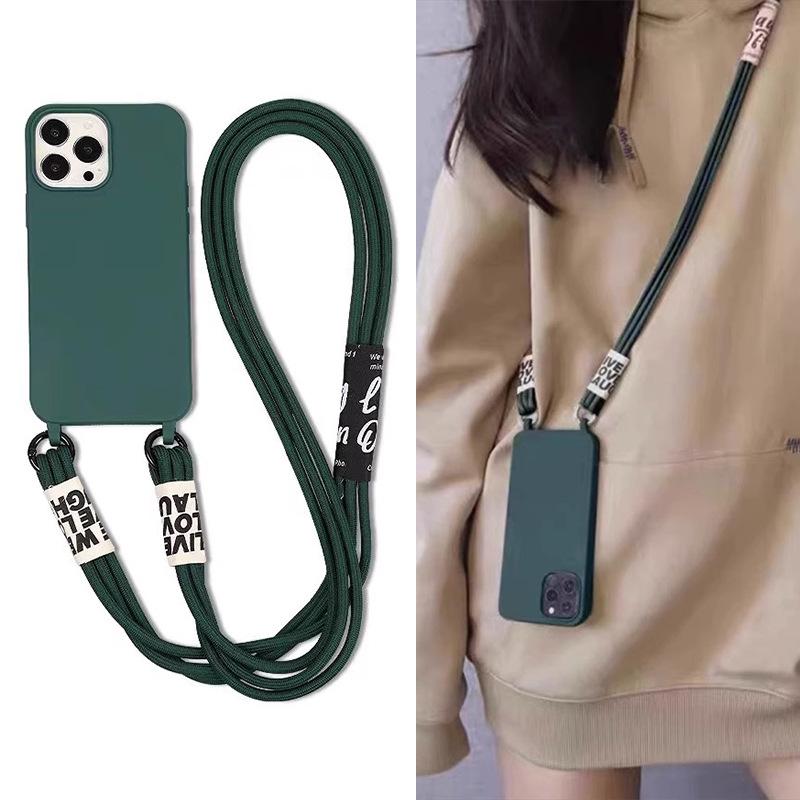 Apple 15 iPhone 14 Pro Max Crossbody Strap Case - Premium Niche Protective Cover