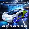 Magic Spray Music RC Stunt Car 2.4G Gesture Control EV Concept Vehicle with Flashing LED Lights Drift Toy Gift for Kids Age 6-12
