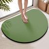 Tappetino da Bagno Antiscivolo Asciugatura Rapida: Colore Puro, Assorbente, Resistente allo Sporco, Facile da Curare.