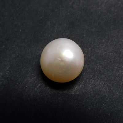 Round Cut 3.05 Ct White Mabe CERTIFIED Natural Sea Pearl South Pacific Loose Gem