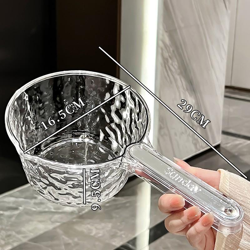 Stainless Steel Water Ladle Pan Pot Thickening Non-Stick Suop Pan With Handle Or Plastic Ladle Household Kitchen Cooking Gadgets