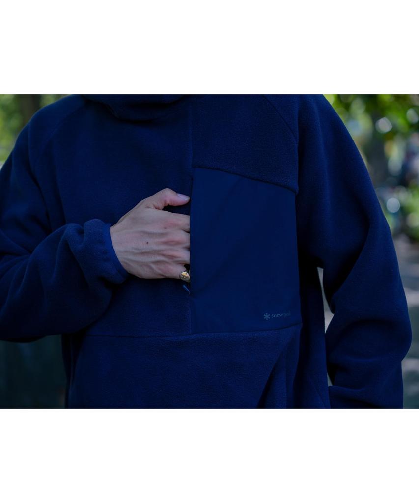 Fleece Magazin online Exclusiv Blumarin Polartec Fleece Glugă Ușoară, elastică, Durabilă, Fleece, Hanoră cu glugă, pentru camping în aer liber, Unisex Bleumarin S [Zăpadă