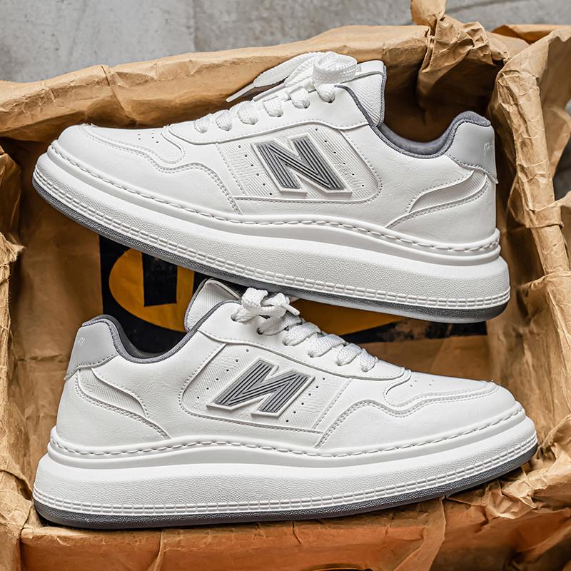 Pánské ležérní čtyřsezónní módní skateboardingové studentské pohodlné tenisky chlapecké trendy měkká podrážka prodyšné boty