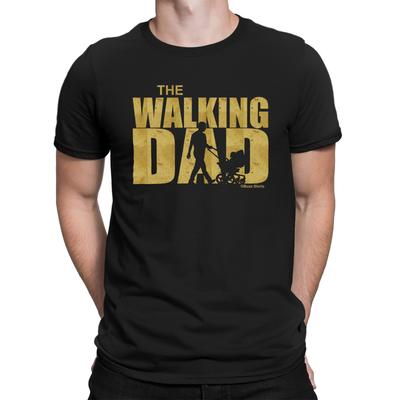Das WALKING DAD Herren Lustiges T-Shirt Herren Damen T-Shirts Top Weihnachten Geburtstag Papa Baby Geschenk