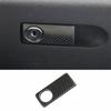 For Benz C-Class 2007-14 Carbon Fiber Steel Passenger Storage Box Handle Sticker