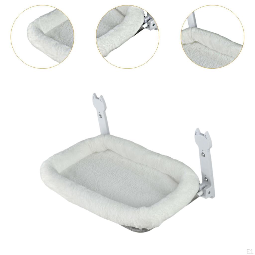 Suction Cup Cat Hammock Elevated Bed for Cats And Kittens, Foldable Hanging Nest