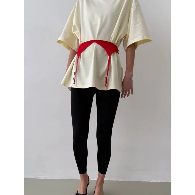 Fashion Wind Fashion Casual Loose Print Short Sleeve T-shirt Top Printed Cotton T-shirt Top