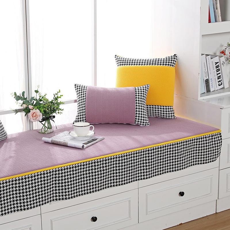 Window Cushion Window Sill Mat Four Seasons Universal Bedroom Balcony Non-Slip Light Luxury Cushion