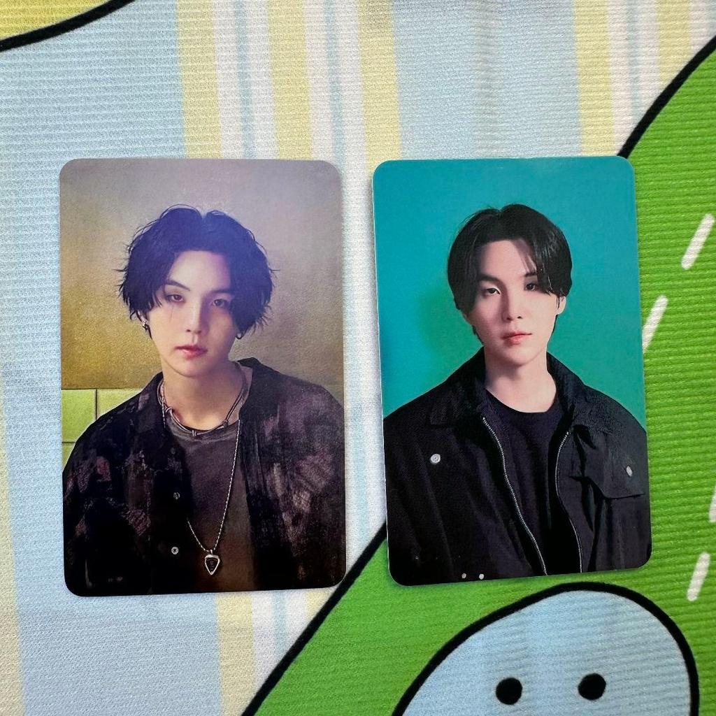 [USED] BTS SUGA Yoongi AgustD D-DAY Bonus Trading Cards (2 Cards)
