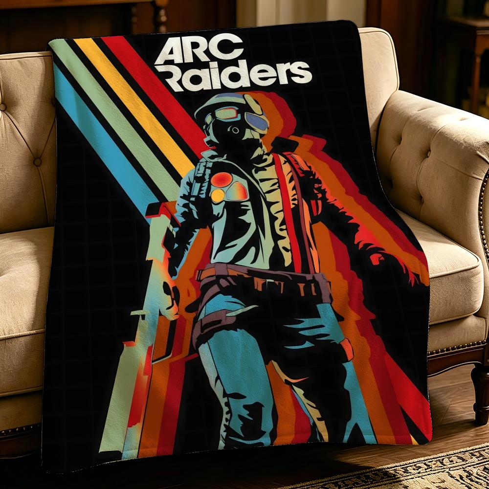 Game A-ARC Raiders-s Throw Thick Comfort Flannel Quilt, Multi-scene Use Indoor Outdoor Daily Nap