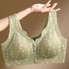 Front-Button Wire-Free Seamless Support Bra for Middle-Aged and Elderly Women