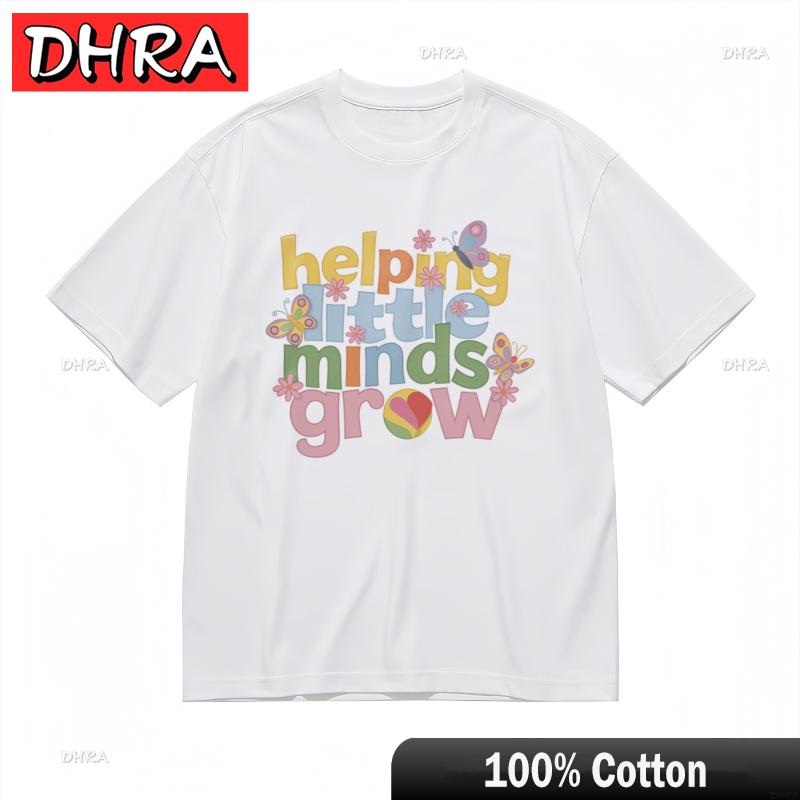 

Womens Comfy Classic TShirt Diverse Blossoms and Slogan Design Cotton Tee Retro Tshirts Tops for Unisex TShirt Unisex Youth 3XL