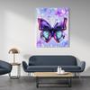 5D DIY Diamond Painting Butterfly Cross Stitch Animals Diamond Mosaic Full Round Layout Picture Of Rhinestones Home Decor