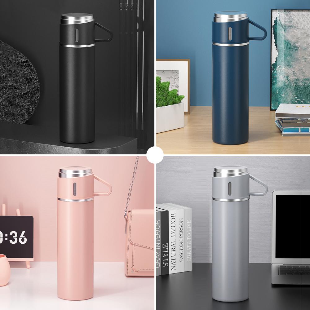 Dvouvrstvá nerezová vakuově izolovaná láhev na vodu Hrnek na kávu termoláhev 12H udržuje teplo