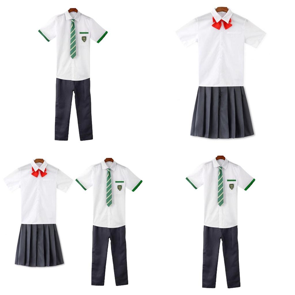 Exquisite Your Name Tachibana Taki And Miyamiu Mitsuha Cosplay Costume Perfect For Anime Lovers