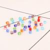 3mm Cube Shape Crystal Glass Wholesale Beads For Jewelry Making DIY Bracelet Necklace Earring