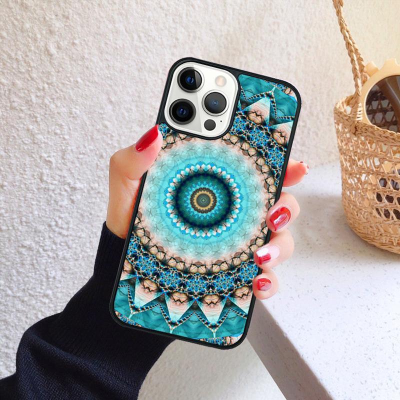 Mandala Flower Back Phone Case for iPhone 17 Air 16 PRO MAX 15 14 PLUS 12 11 13 Back Cover Fundas Shell Coque