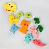 Cartoon Animal 3D Wooden Puzzle Baby Montessori Toys For Toddlers Early Learning Cognition Educational Jigsaw Toy