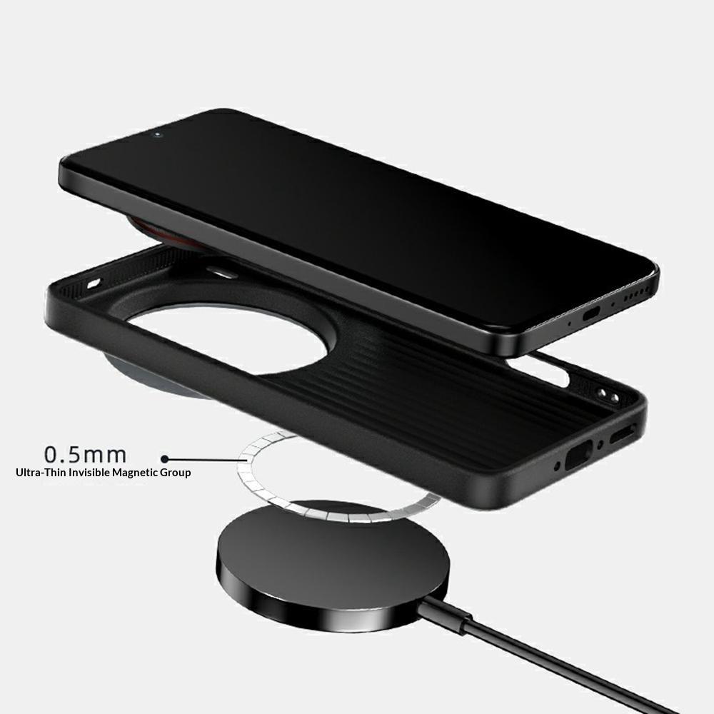 ABEEL For vivo X200 Ultra 5G Magnetic Case Carbon Fiber Texture Back Cover