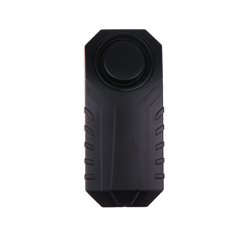 Bicycle Motorcycle Vibration Alarm Bike Alarm Remote Control Wireless Anti-Theft Alarm 113Db Triggered Vibration Sensor