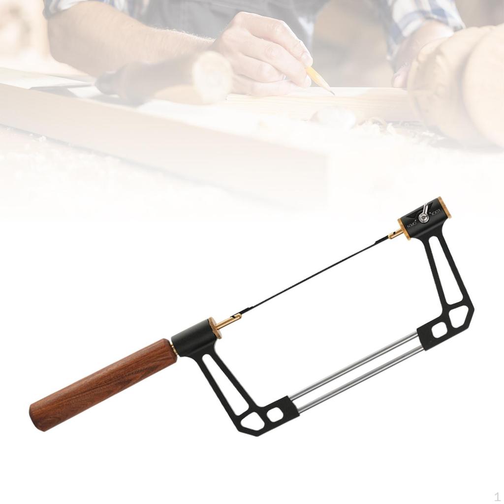 Saw Wire Hand Adjustable Frame Hobby Model Making Aluminum Handle Trimming Tool Nonslip Portable