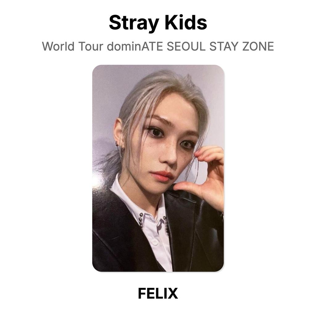 Stray Kids World Tour dominATE SEOUL STAY ZONE Official Photocard