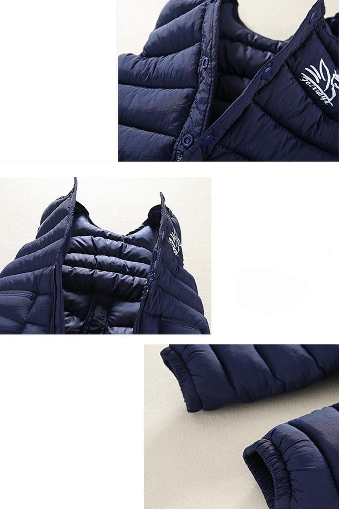 Kids Overalls Jumpsuit Down Pants Suspenders Pants Baby Suspenders Rompers Clothes Snow Play Boys Girls Padded Thick Autumn Winter 90 100 110 120