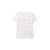FILA T Shirts Women's White Crew Neck Moderate Straight Fit F11W028112FWT
