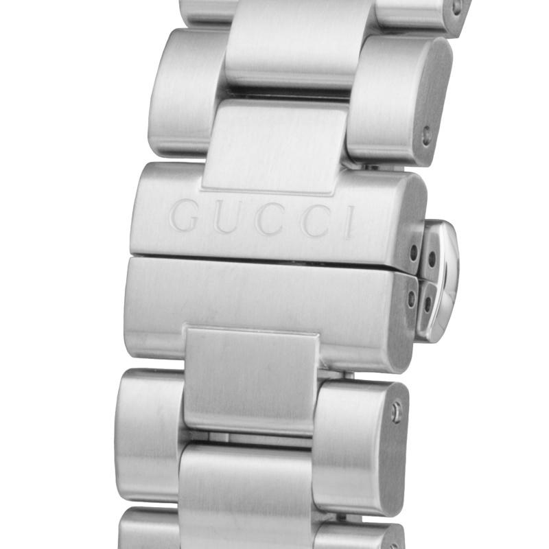 Gucci DIVE часы, циферблат из нержавеющей стали, сапфировое стекло, кварцевые, 40 мм, швейцарские часы, YA136336, серебристые.
