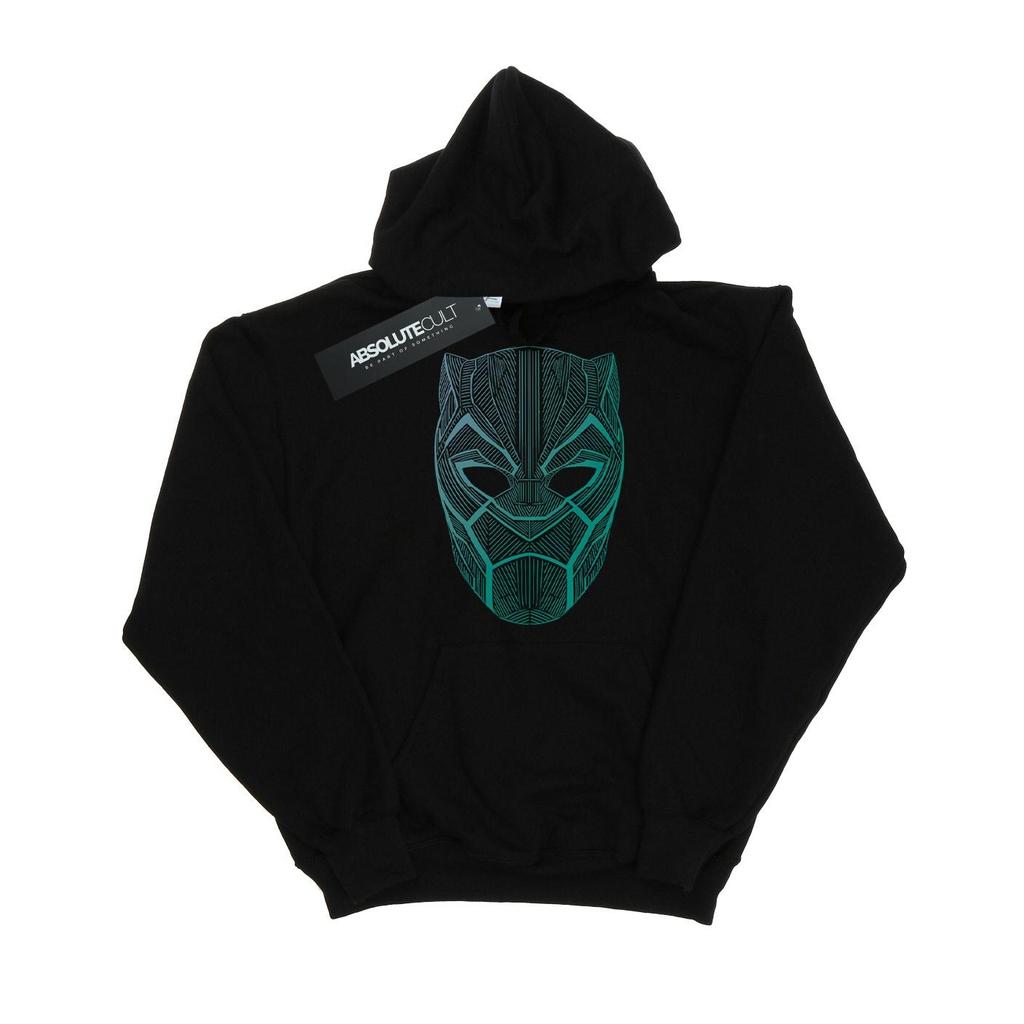 Marvel Mens Black Panther Tribal Mask Hoodie