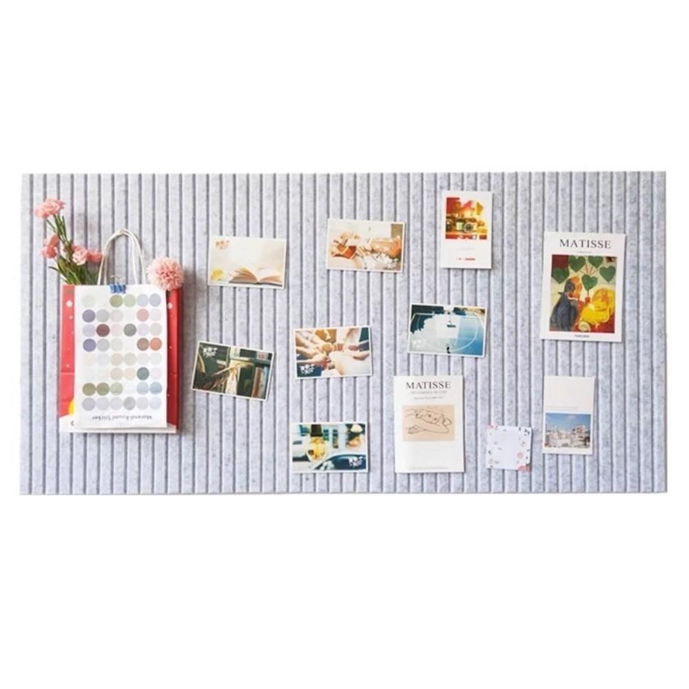 No Drill Felt Wall Stickers Self-Adhesive Felt Bulletin Board Photo Display Board  Gallery Wall