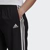 Adidas 3-Stripes Tapered Cuffed 7/8 Pants Women Bottoms Black GM5559