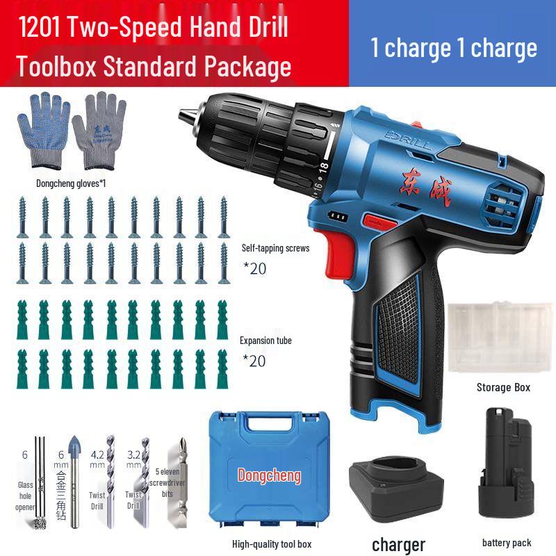

Dongcheng Cordless Electric Drill & Screwdriver CN plug (adapter included)