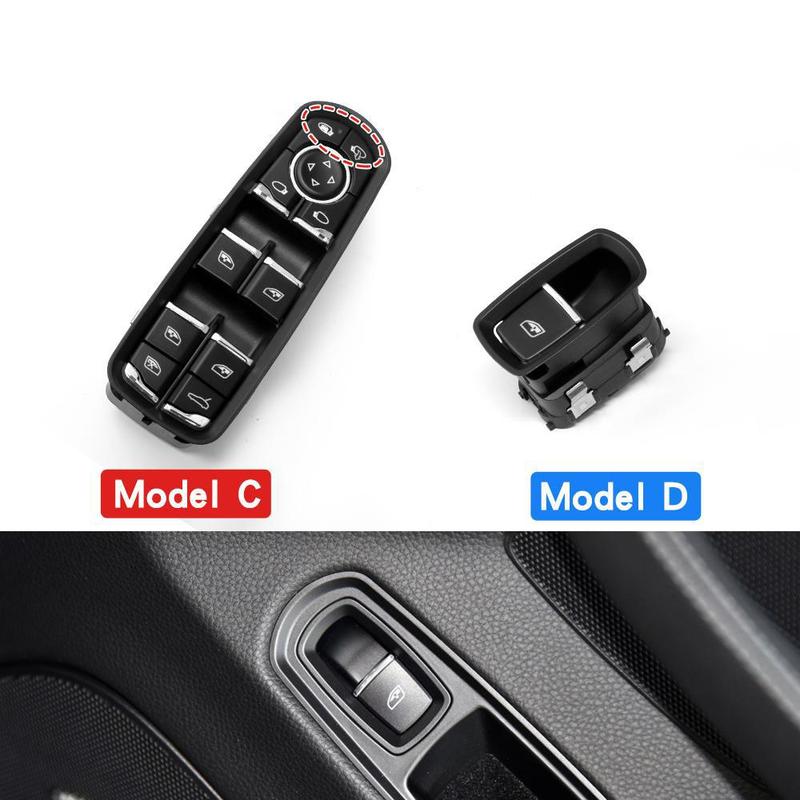 7PP959858AEDML 7PP959858RDML 7PP959858MDML Front Left Power Window Switch Button For Porsche Cayenne Macan Panamera 2011-2017