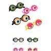 Creative Novelty Pull String Winking Trick Glasses Spoof Funny Crazy Glasses Toys Gifts for Adults and Children