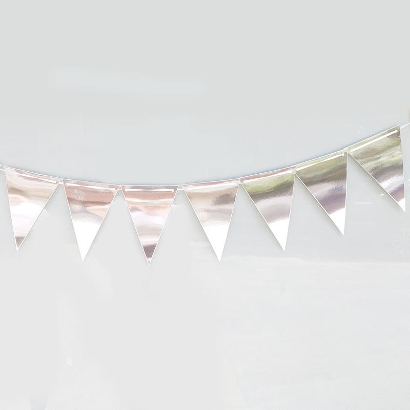Happy Birthday Hat One-Piece Bronzing Flag Baby'S First Birthday Arrangement Banner Customization