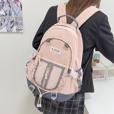 School Bag 2025 New High-value School Bag Niche Design Backpack Sweet Cool Backpack Large Capacity Casual Backpack