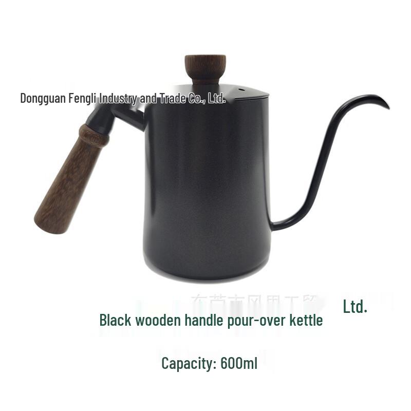 TLXT Wooden Handle Pour-Over Coffee Kettle
