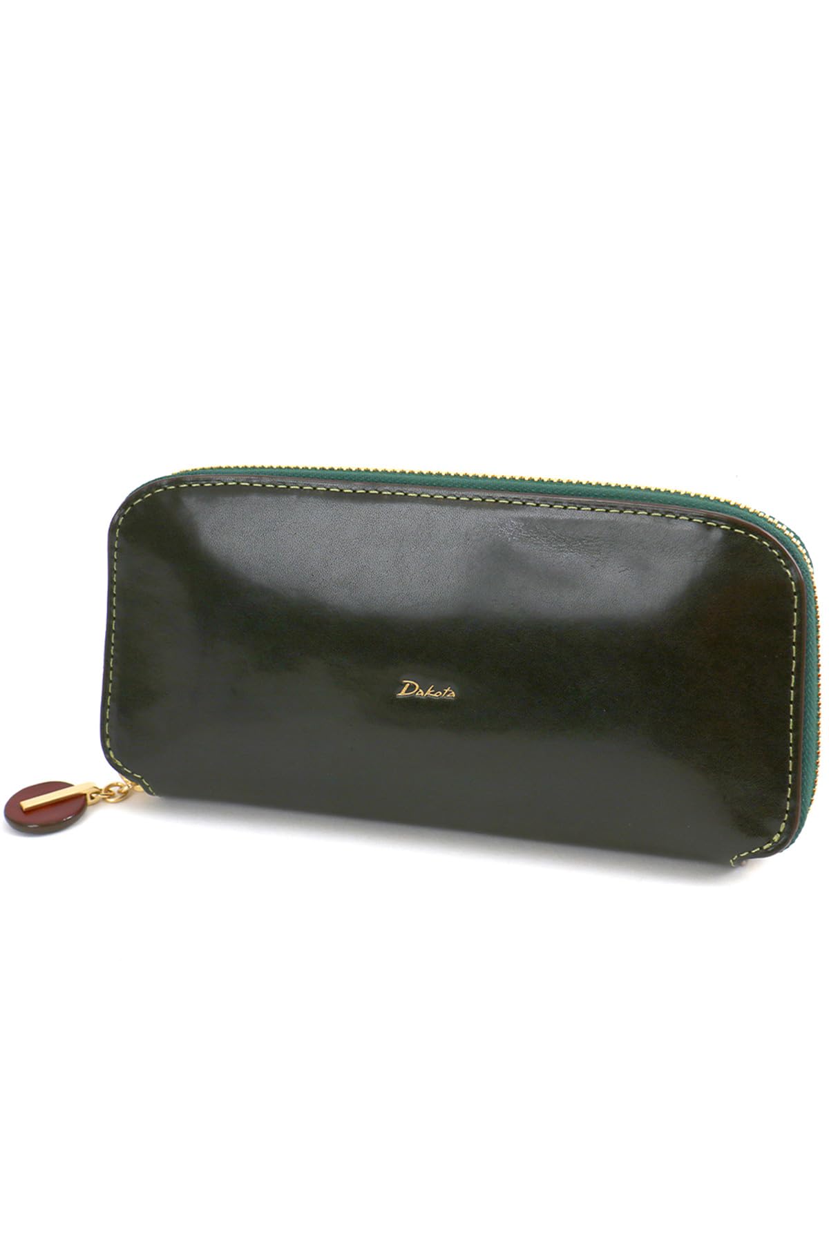 

Dakota Long Wallet with Round Women s Zipper, Green, DA-30523-50 зелений