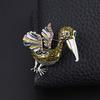 Three-dimensional Alloy Design Daigo Brooch Animal Shape Pin Clothing Fixed Anti-light Brooch Versatile Accessories