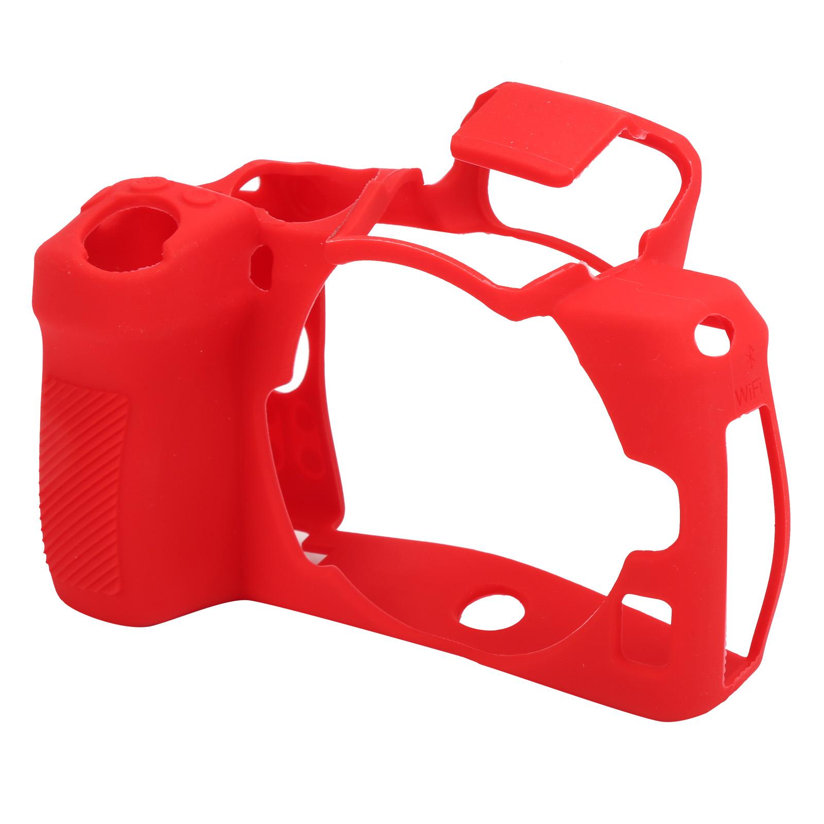 

Защитный чехол для цифрового фотоаппарата, устойчивый к царапинам, силиконовый чехол для Nikon Z50(красный ) красный